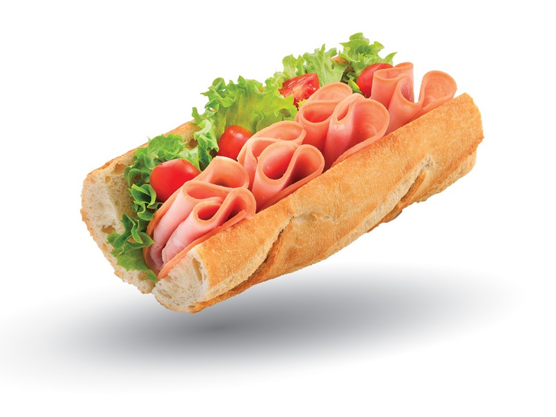 Baguette con Jamón San Antonio