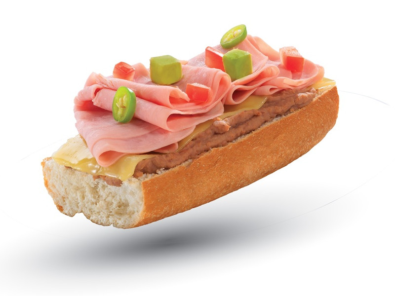 Molletes con Jamón San Antonio