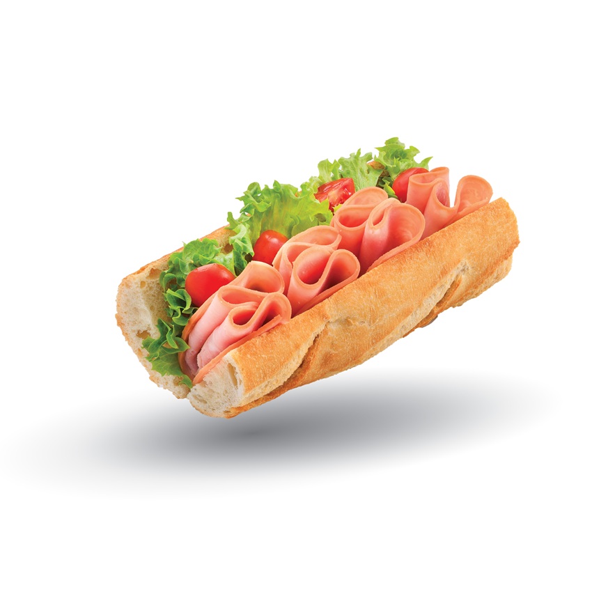 Baguette con Jamón San Antonio